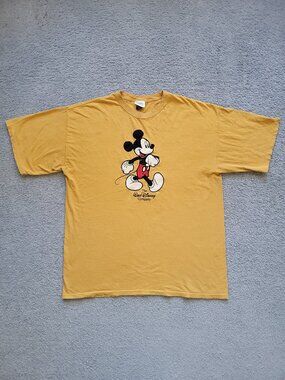 Vintage Y2K Disney CAST EXCLUSIVE Collectable Mickey Mouse T-Shirt MENS XL